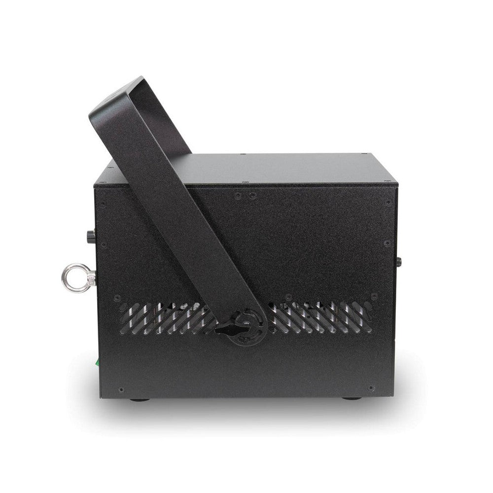 Láser de diodo RGB compacto Laserworld de 7000 mW, batería integrada de 6400 mAh, especificaciones del haz de aprox. 5,5 mm / 1,1 mrad, 30 kpps a 8°