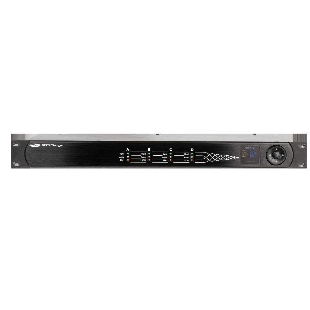 SHOWTEC RDM Merge DMX merger 4 a 2 con RDM - 3P