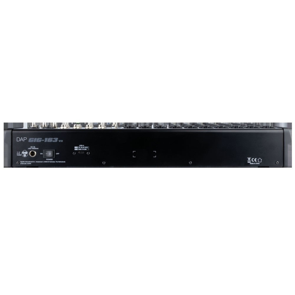 DAP GIG-163 V2 Mixer analogico a 16 canali con FX