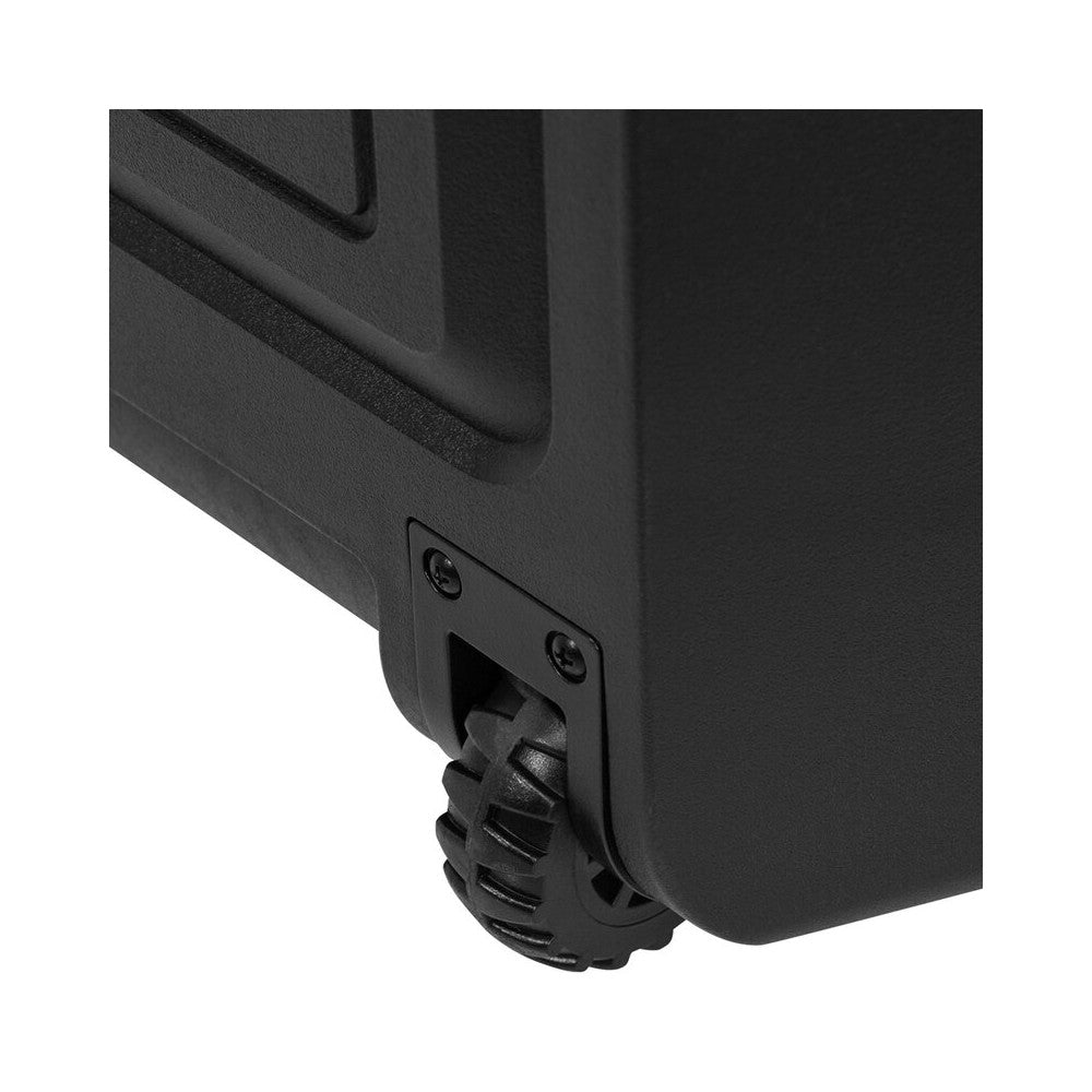 Altavoz activo de 2 vías BoomTone DJ 500 W con woofers dobles de 15", motor de compresión, efectos LED, reproductor USB/SD, radio FM y