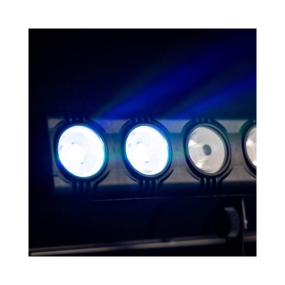 BoomTone DJ Compact RGB LED bar with 9 x 3 W individually controllable LEDs, DMX control, auto/sound modes and IR remote