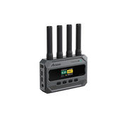 ACCSOON 4K dual‑band wireless AV transmitter for reliable on‑set monitoring, 50 ms latency, 400 m range, SDI / HDMI inputs, USB