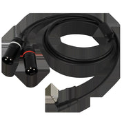 DAP FL118 - male stereo right-angled mini-jack to 2 XLR/M 3P 1.5 m 150 cm