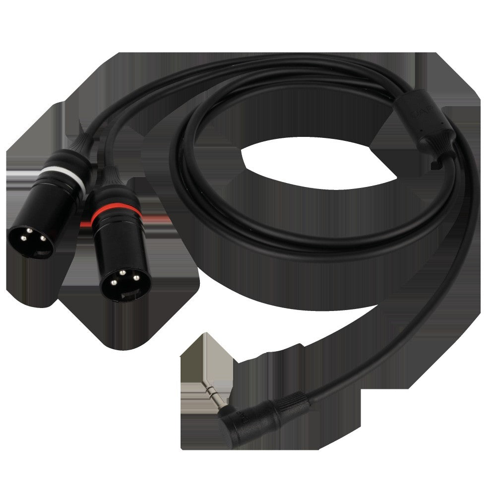 DAP FL118 - male stereo right-angled mini-jack to 2 XLR/M 3P 0.75 m 75 cm