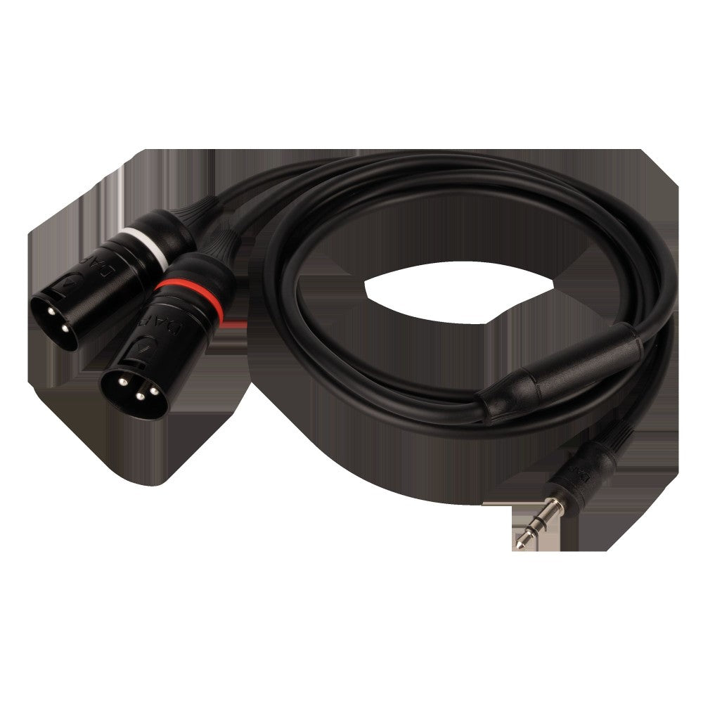 DAP FL120 - male stereo mini-jack to 2 XLR/M 3P 1.5 m 150 cm