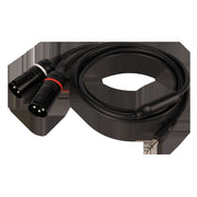 DAP FL120 - male stereo mini-jack to 2 XLR/M 3P 0.75 m 75 cm