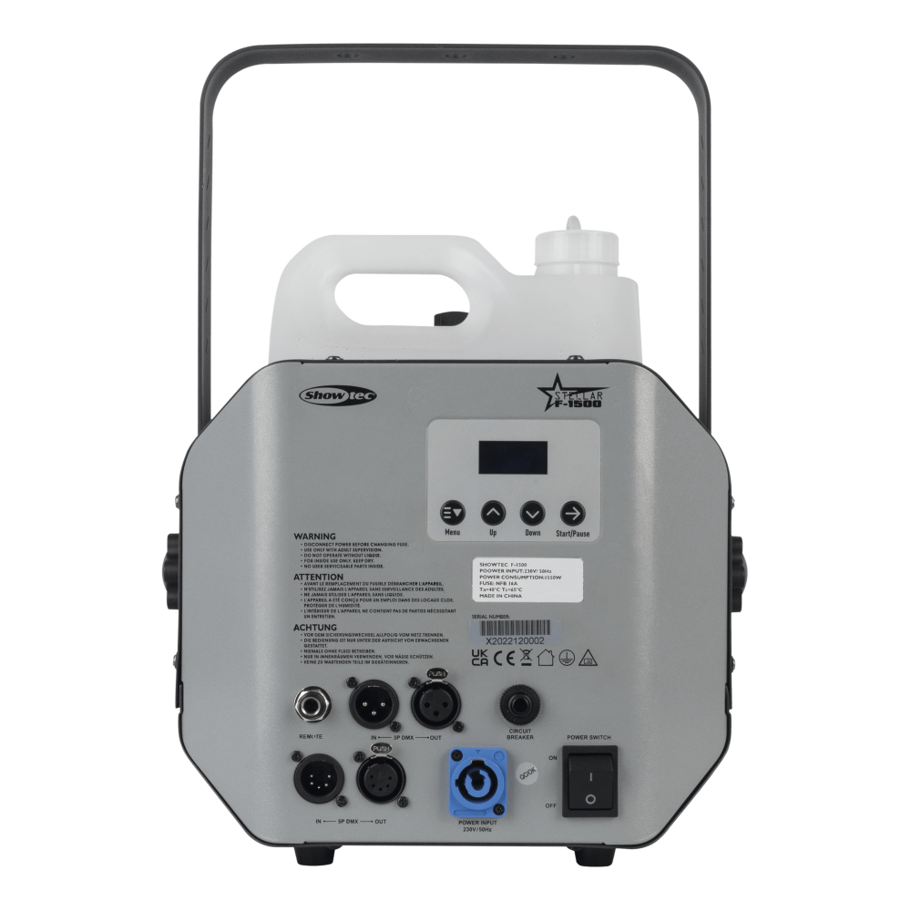 Showtec Stellar F-1500 Máquina de Humo