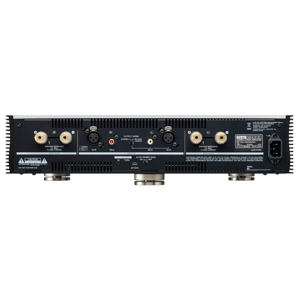 Teac AP-701 Stereo Power Amplifier Silver