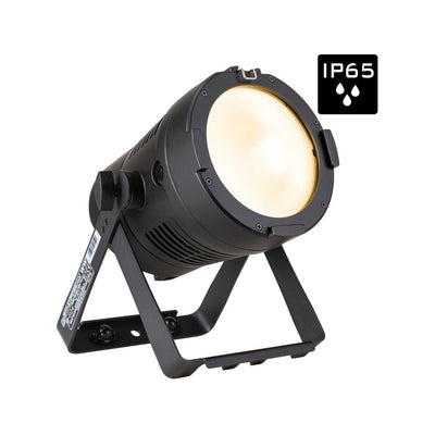 Briteq 150 W outdoor exhibition projector, 3000 K COB LED, warm‑white, IP65, 15° beam, exceptional color fidelity (CRI   95), mu