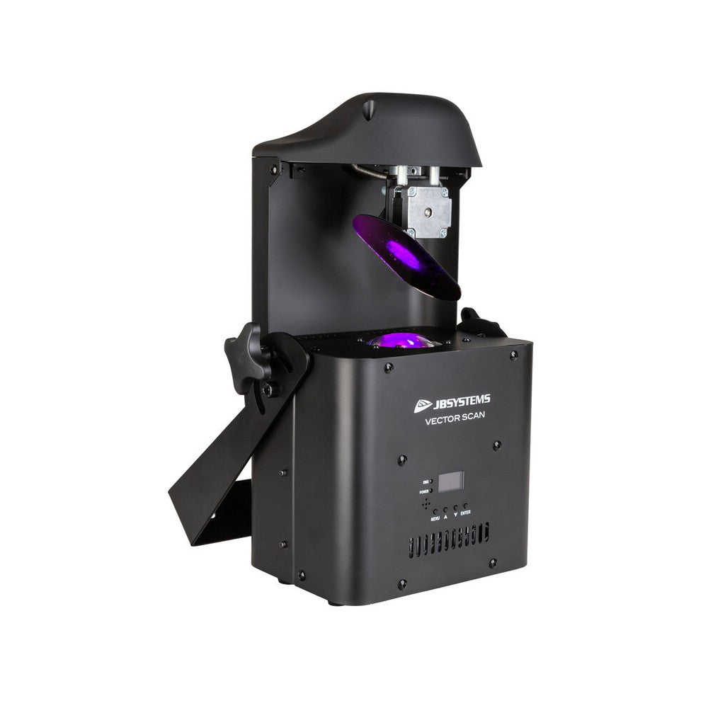 Escáner LED JB Systems de 100 W con DMX, Gobos giratorios, prisma y rueda de color