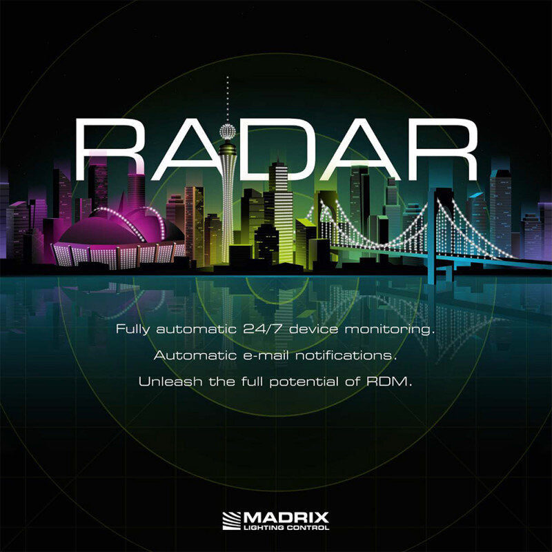 MADRIX RADAR Upgrade fusion small to fusion large Turn a fusion small license into a fusion large licence