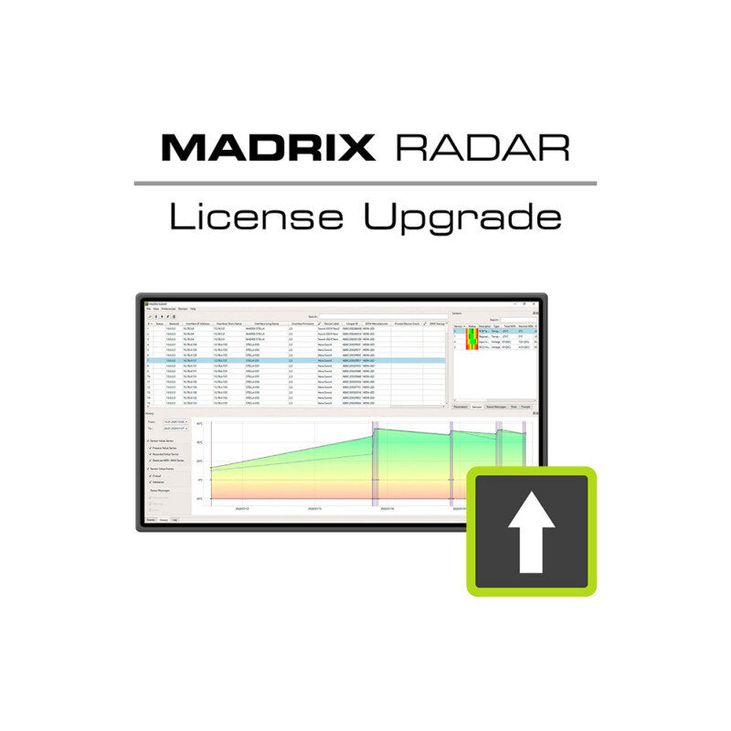 MADRIX RADAR Upgrade fusion medium to fusion large Turn a fusion medium license into a fusion large licence