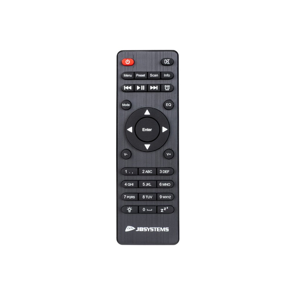 JB Systems Reproductor de audio todo en uno FM / web / red / USB / BT