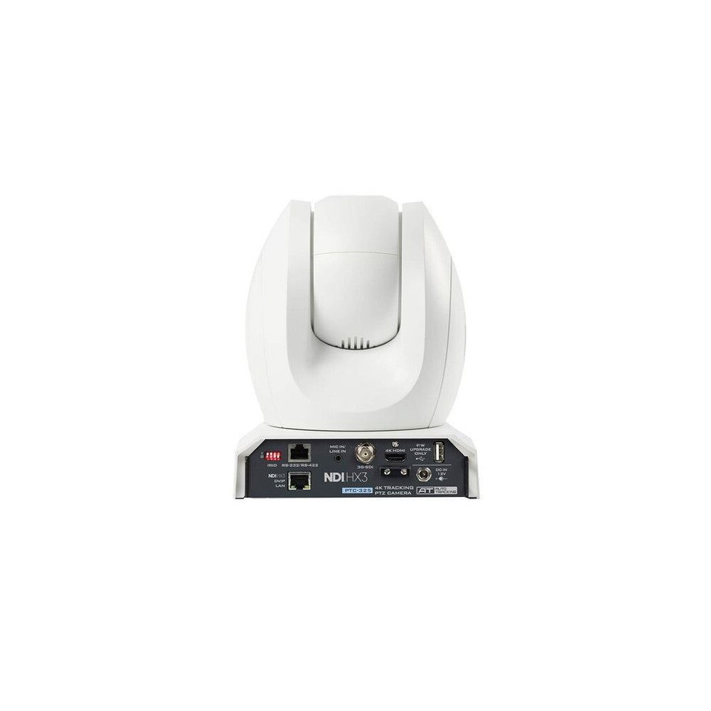 Cámara PTZ 4K de Datavideo con zoom óptico de 30x, sensor CMOS Sony de 1/2.8", seguimiento automático, compatibilidad con NDI, HDMI simultáneo, 3G-SDI y