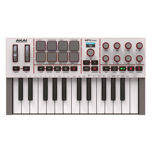 Akai MPK Mini IV Gray Controller MIDI 25 tasti mini