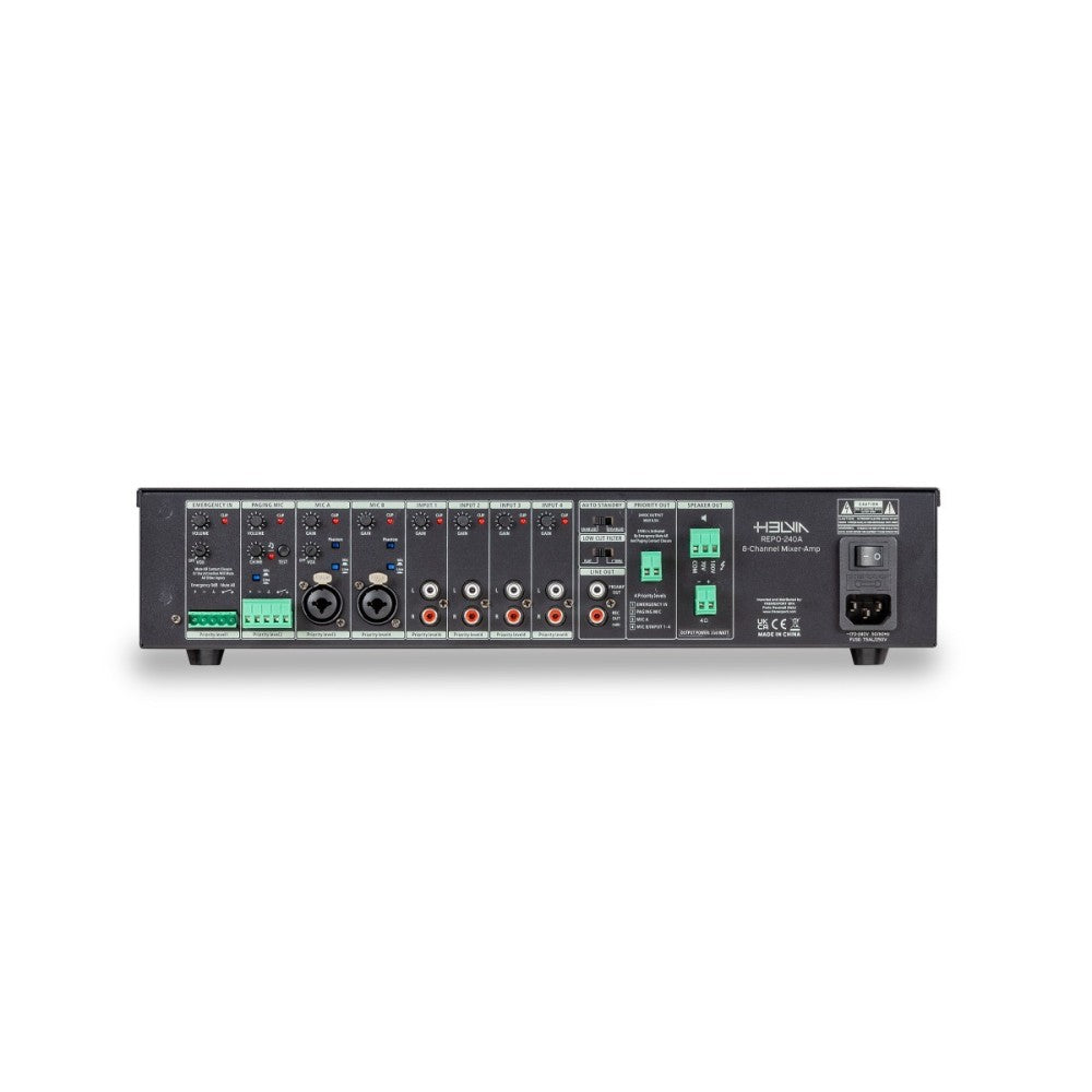 HELVIA REPO-240A Mixer Amplificatore multiuso a zona singola da 240W