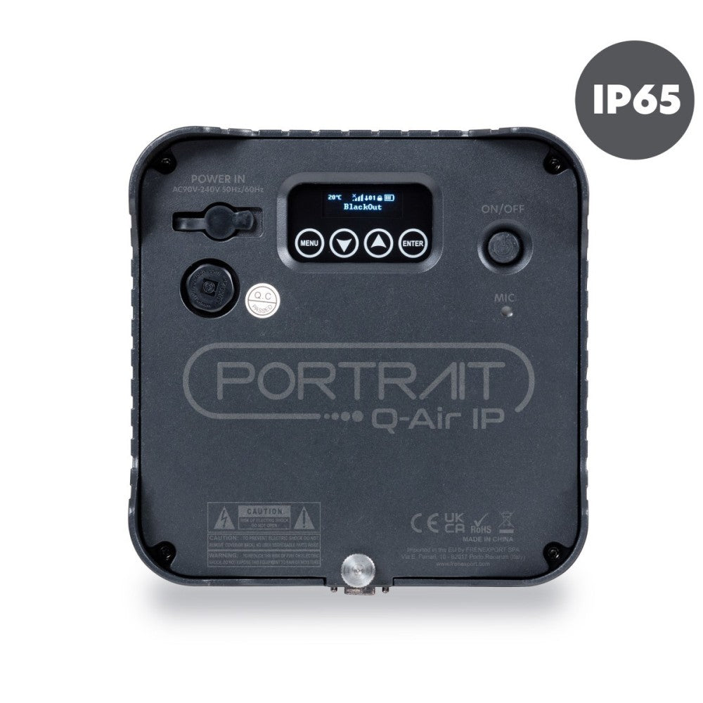 CENTOLIGHT PORTRAIT Q-AIR IP 9X12W FARO A BATTERIA