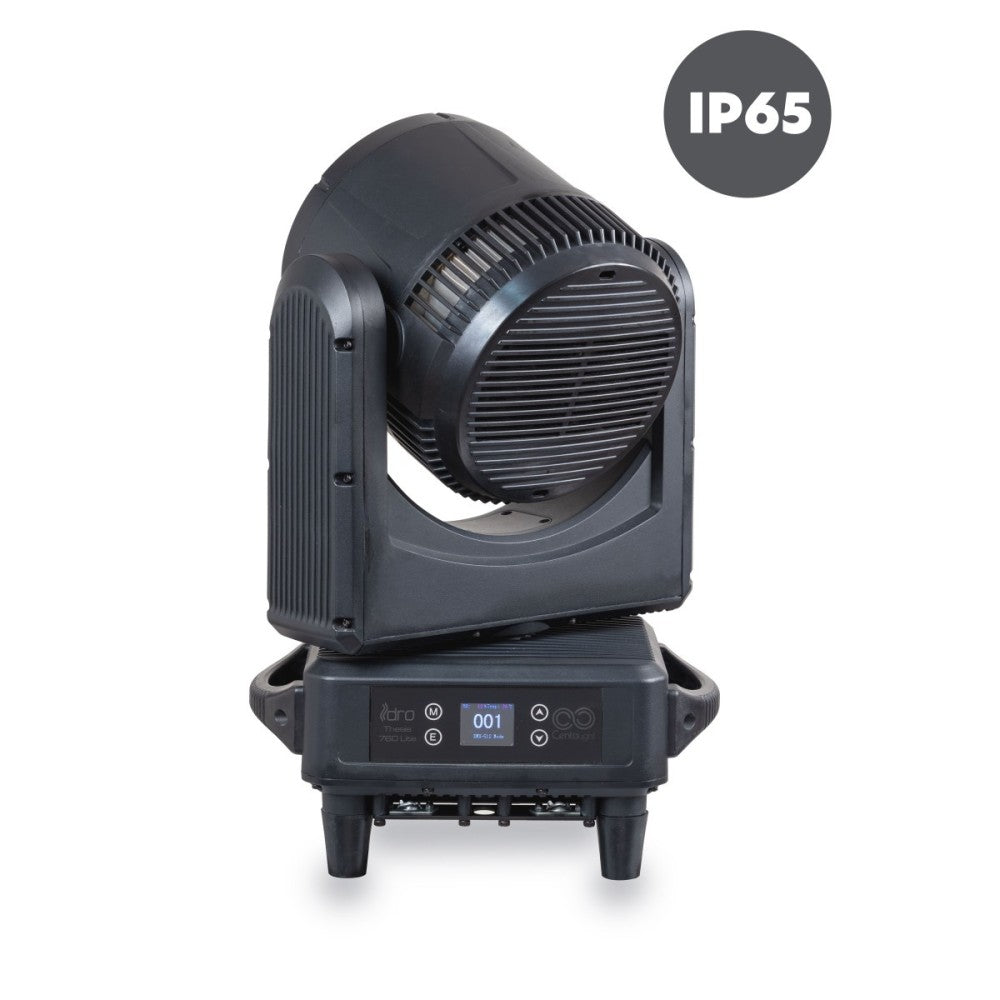 CENTOLIGHT SET 2 TESTE MOBILI IDRO THESIS 760 LITE WASH IP65 CON FLIGHT CASE