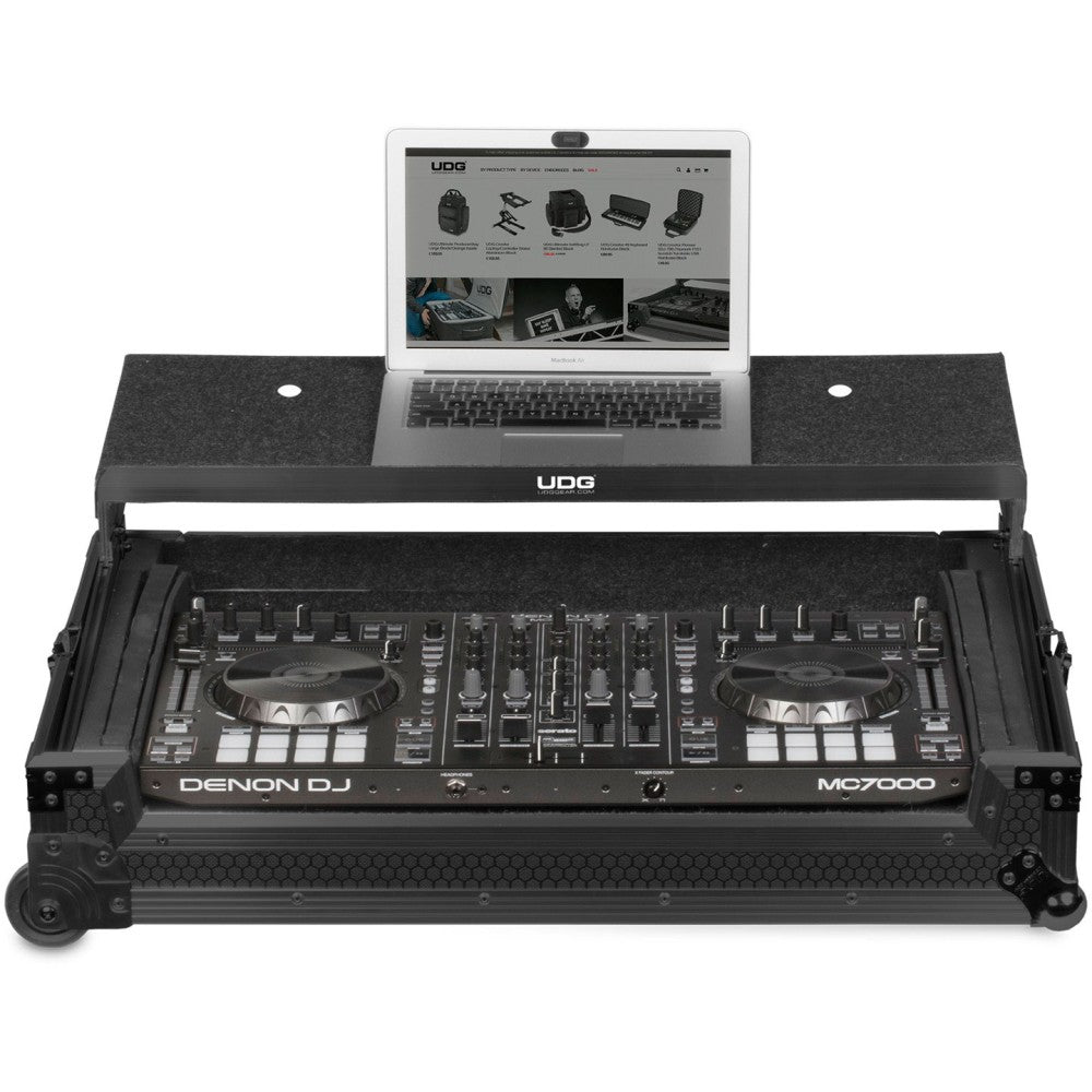 UDG GEAR U91054BL - FC MULTI FORMAT XXL BLACK PLUS (LAPTOP SHELF, TROLLEY & WHEELS)