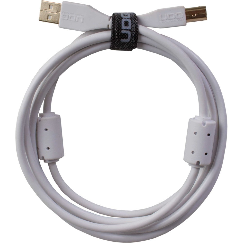 UDG GEAR U95002WH - ULTIMATE AUDIO CABLE USB 2.0 A-B WHITE STRAIGHT 2M