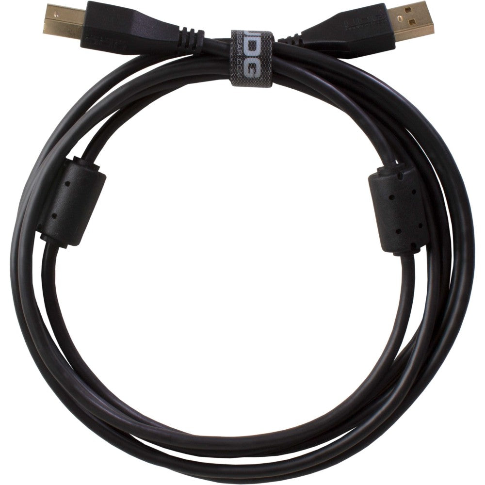 UDG GEAR U95003BL - ULTIMATE AUDIO CABLE USB 2.0 A-B BLACK STRAIGHT  3M
