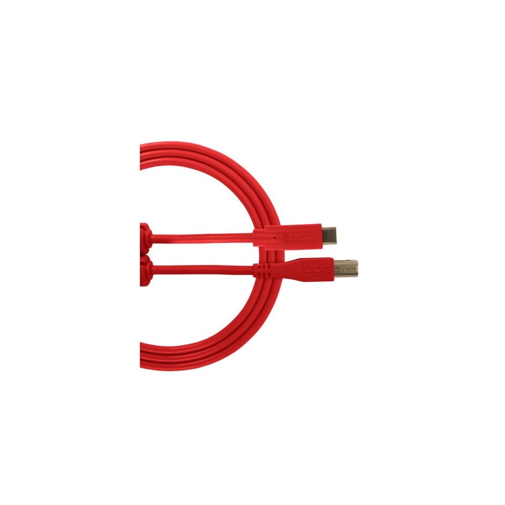 UDG GEAR U96001RD - ULTIMATE AUDIO CABLE USB 2.0 C-B RED STRAIGHT 1.5M