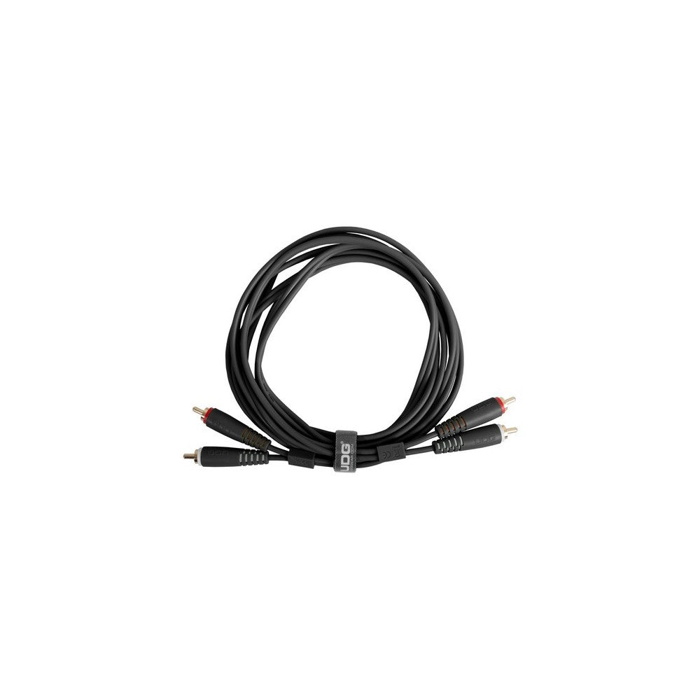 UDG GEAR U97001BL - ULTIMATE AUDIO CABLE SET RCA-RCA STRAIGHT BLACK
