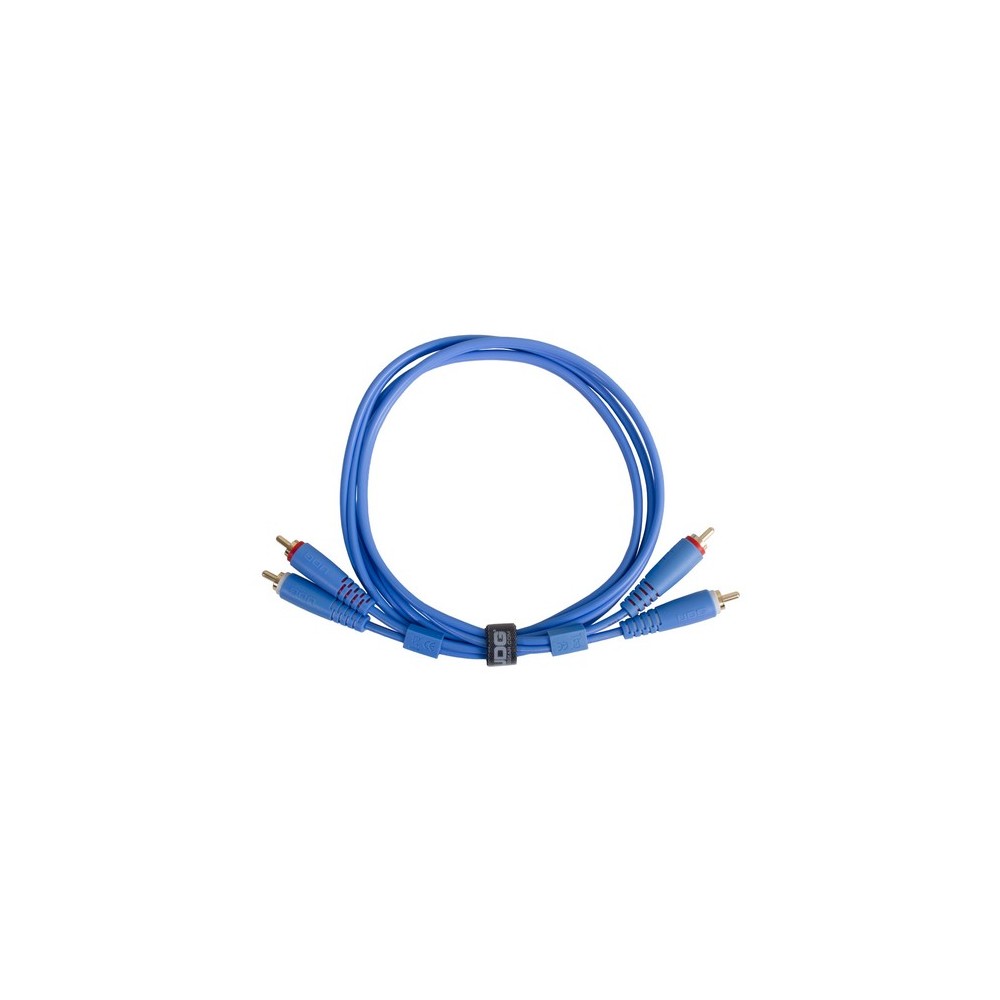 UDG GEAR U97001LB - ULTIMATE AUDIO CABLE SET RCA-RCA STRAIGHT LIGHT BLUE