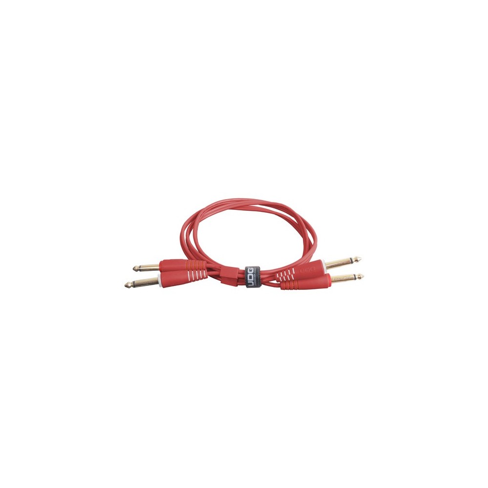 UDG GEAR U97002RD - ULTIMATE AUDIO CABLE SET JACK - JACK STRAIGHT RED