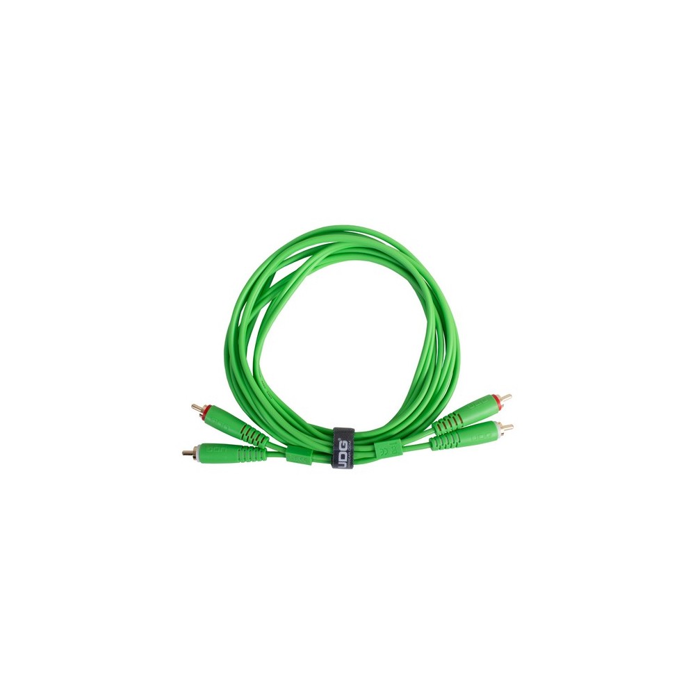 UDG GEAR U97003GR - ULTIMATE AUDIO CABLE SET RCA-RCA STRAIGHT  GREEN