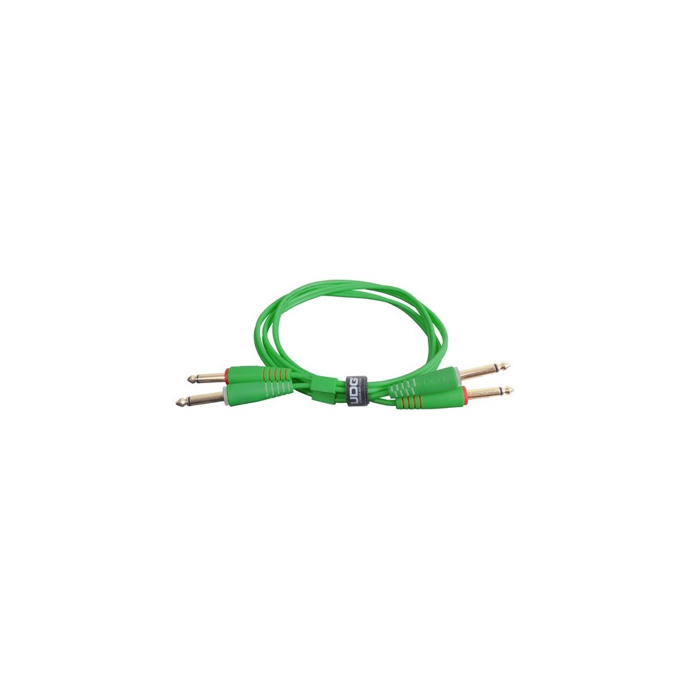 UDG GEAR U97004GR - ULTIMATE AUDIO CABLE SET JACK - JACK STRAIGHT GREEN