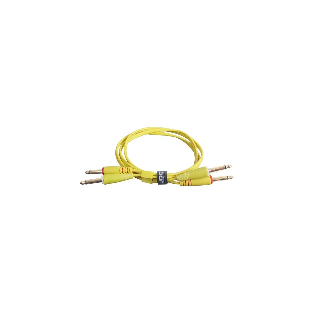 UDG GEAR U97004YL - ULTIMATE AUDIO CABLE SET JACK - JACK STRAIGHT YELLOW