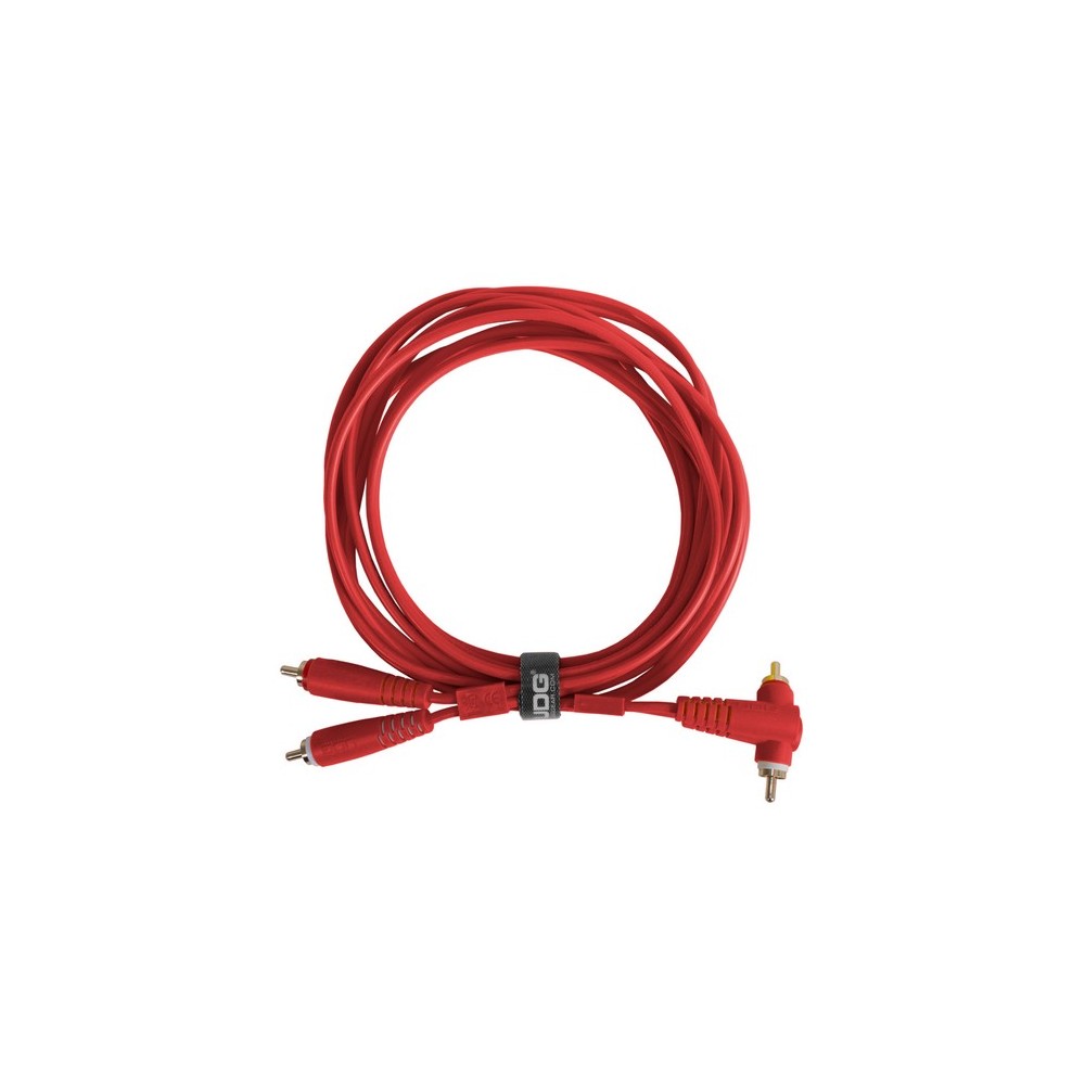 UDG GEAR U97005RD - ULTIMATE AUDIO CABLE SET RCA STRAIGHT - RCA ANGLED RED