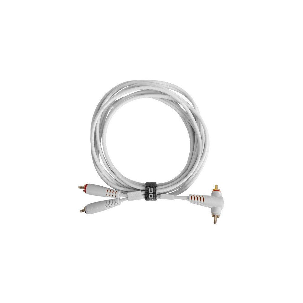 UDG GEAR U97005WH - ULTIMATE AUDIO CABLE SET RCA STRAIGHT - RCA ANGLED WHITE