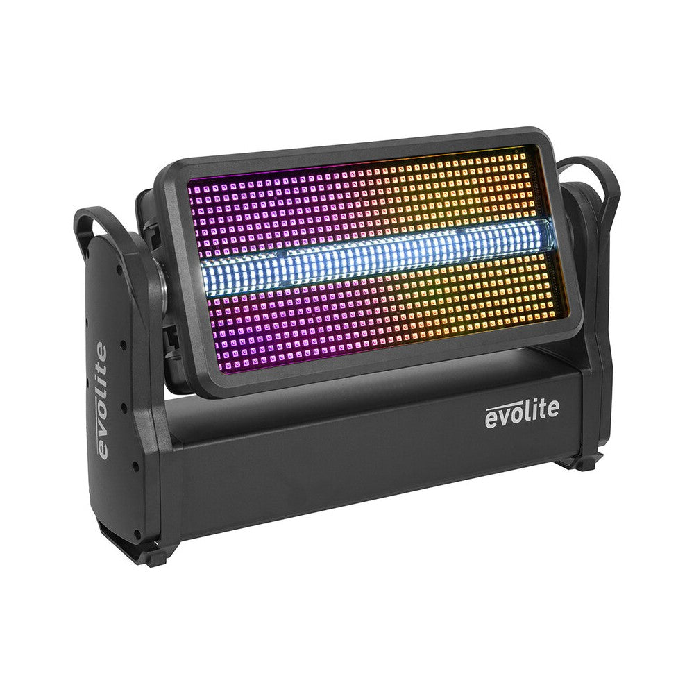 Evolite PRO Motorized Strobe and Wash IP65 hybrid floodlight for indoor and outdoor use