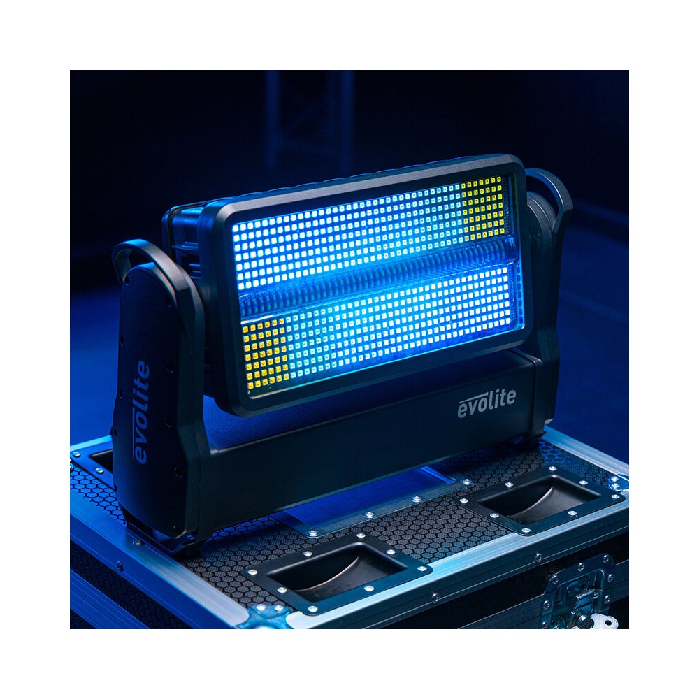 Evolite PRO Motorized Strobe and Wash IP65 hybrid floodlight for indoor and outdoor use