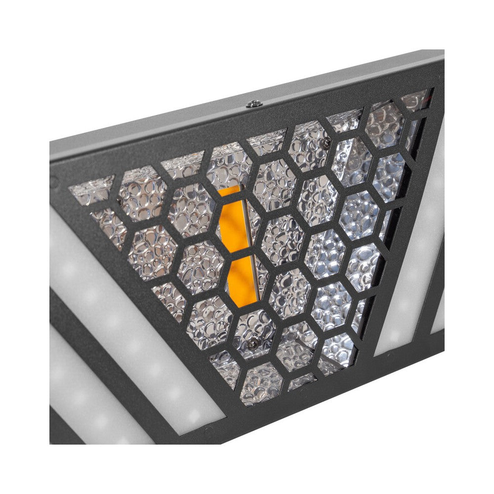 Mac Mah Versatile LED Blinder bar combining warm 50 W amber COB LEDs with RGB effects, smooth dimming, Strobe, multiple control