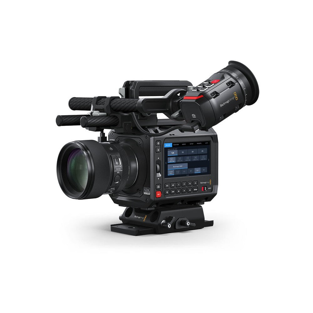 Blackmagic Design Full‑frame 12K (12288 x 8040) RGBW digital film camera with 16 stops of dynamic range, active L‑Mount, dual CF