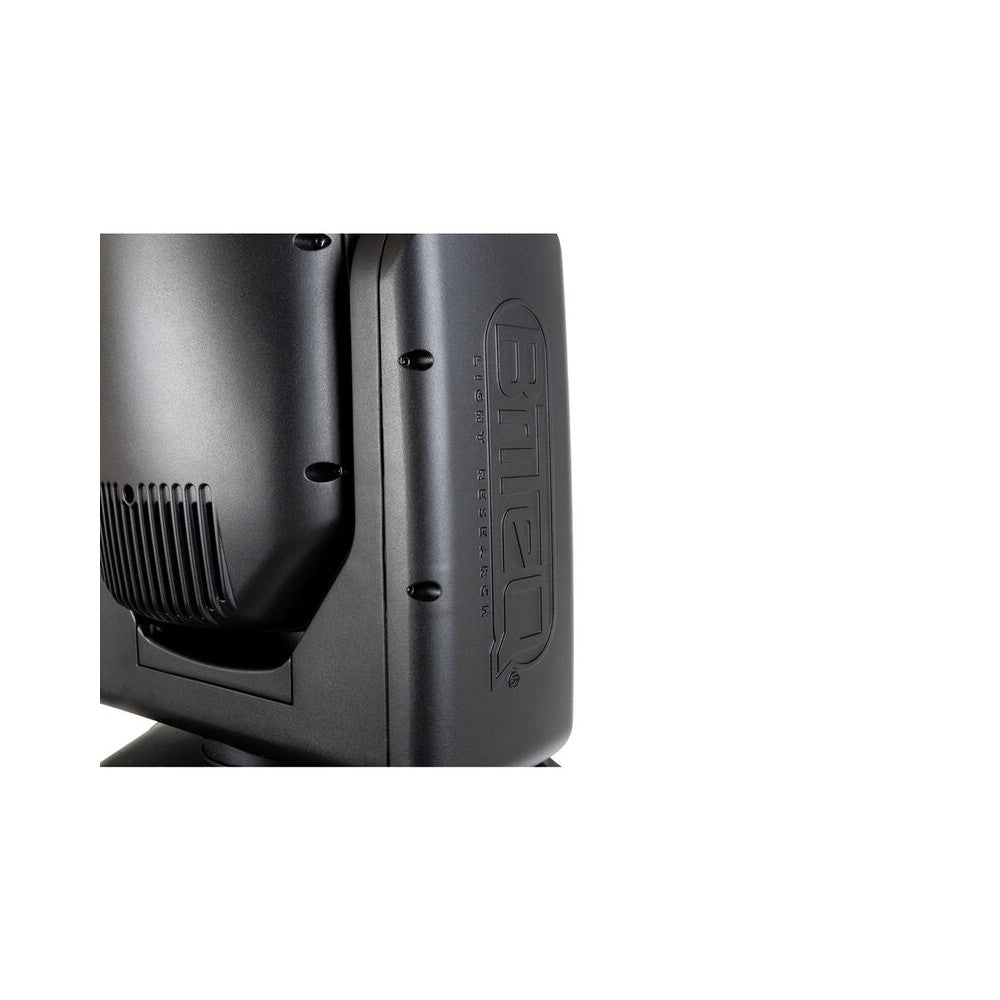 Briteq Powerful 100 W IP65 laser source moving head, ultra‑tight / high‑impact 0.5° beam, fast 16‑bit movements, CMY color mixin