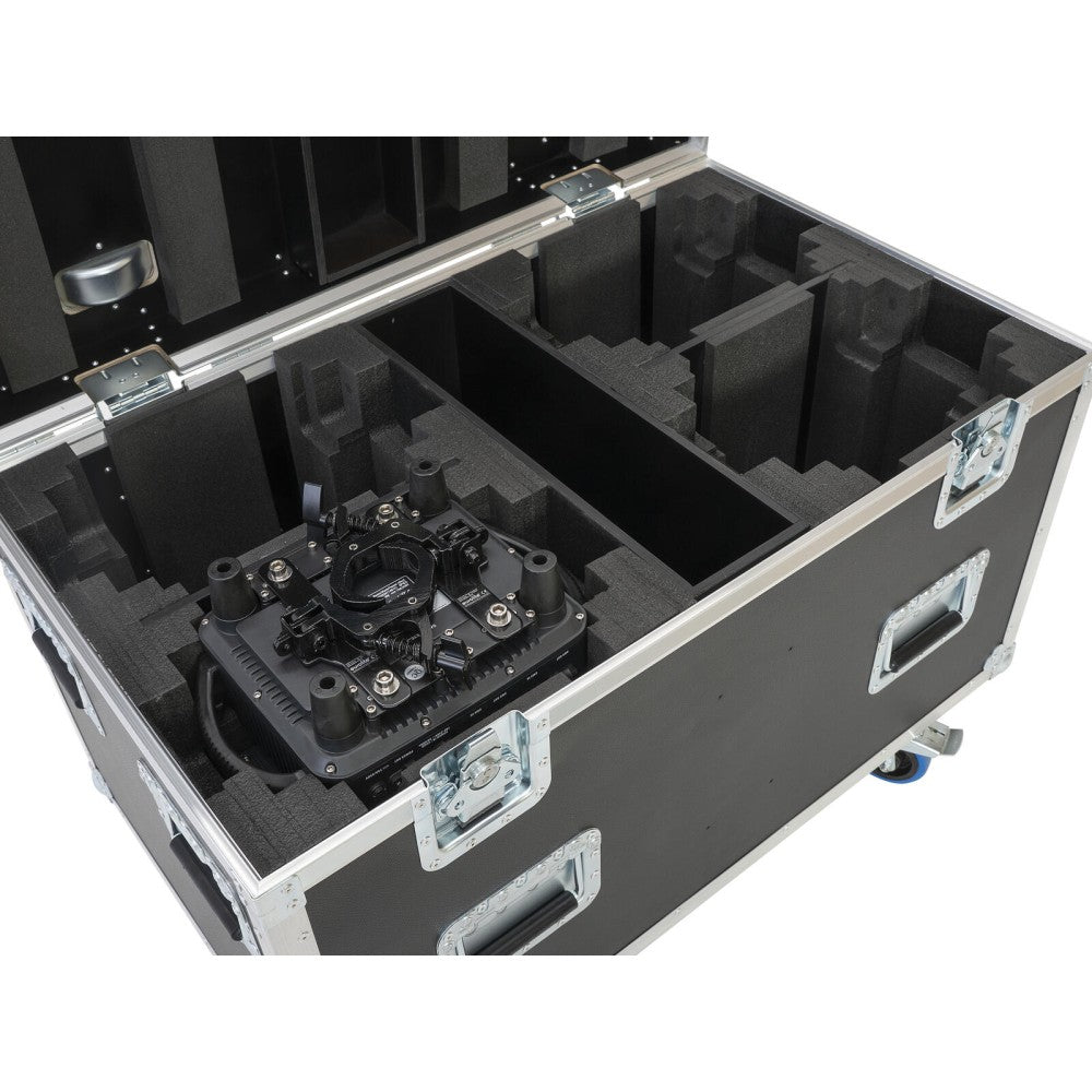 ROADINGER Flightcase HIGHLINE 4x LED IP TMH-H420 WASH