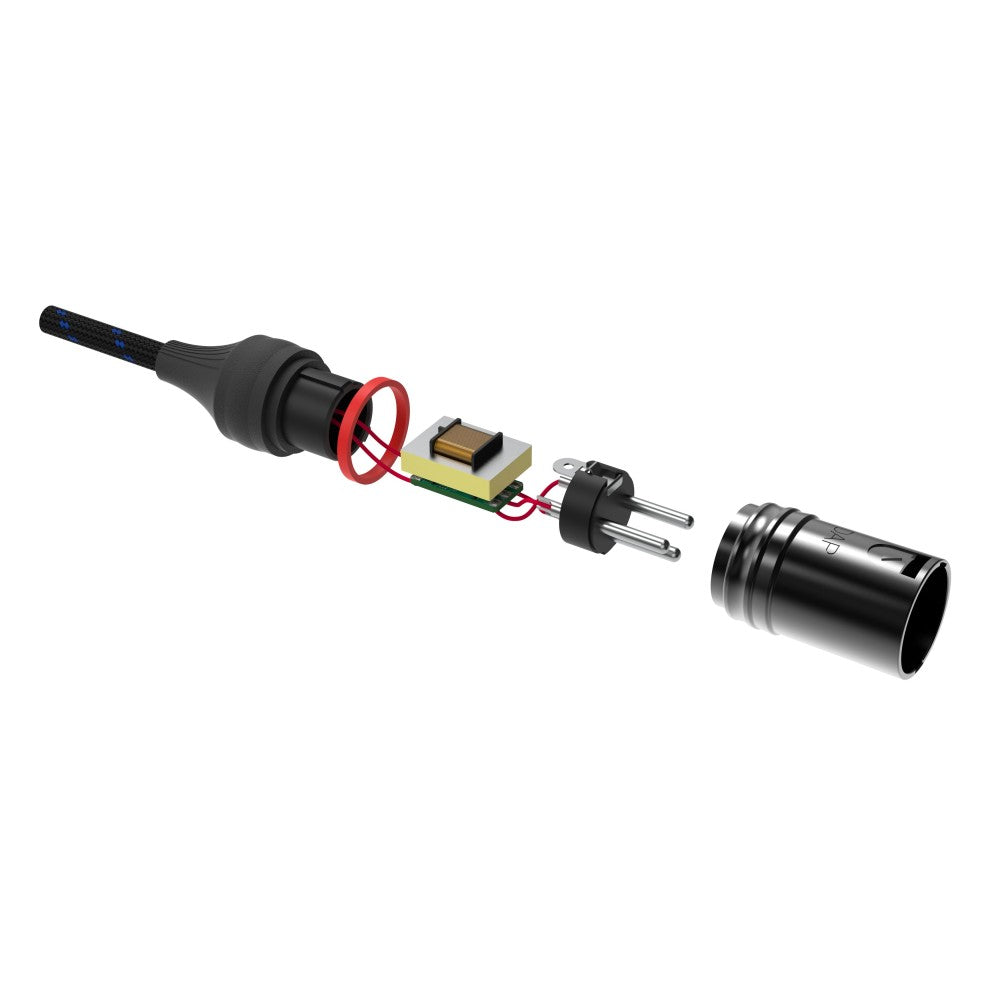 DAP FL115 - USB-C to 2 Galvanically Isolated XLR/M 3P 0.75 m 384 kHz / 32 bit - protezione integrata - rivestimento intrecciato