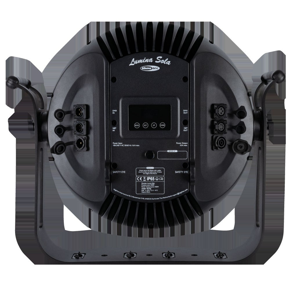 SHOWTEC Lumina Sola 500 W RGBAL LED blinder con effetto anello LED RGB