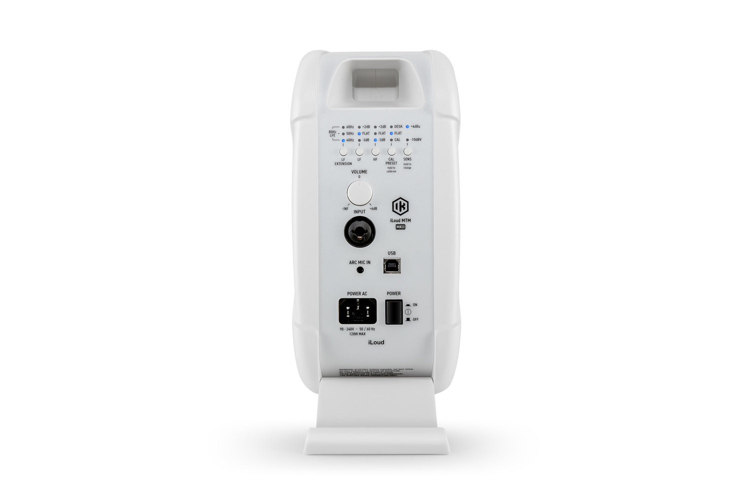 IK MULTIMEDIA iLoud MTM MKII WHITE - monitor da studio (singolo) - Bianco