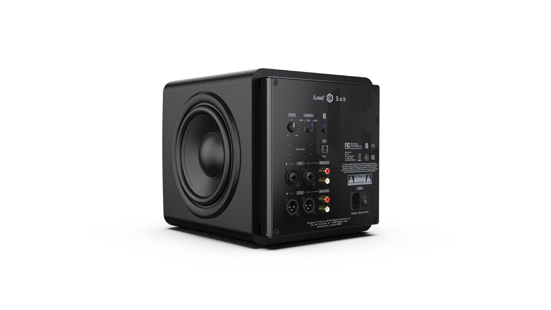 IK MULTIMEDIA iLoud SUB - Subwoofer compatto con sistema ARC Correction integrato