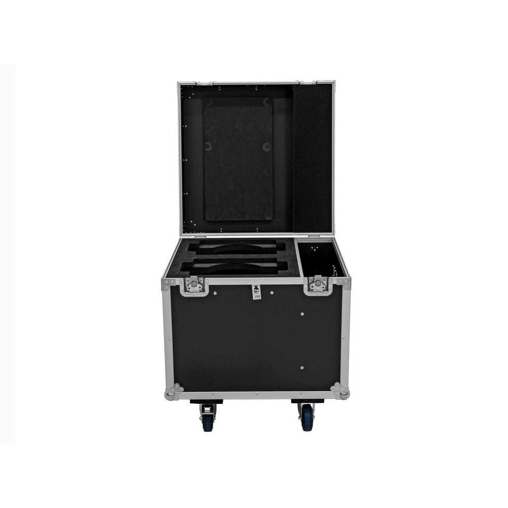 ROADINGER Flightcase PRO 2x IP TMH-W285 with wheels