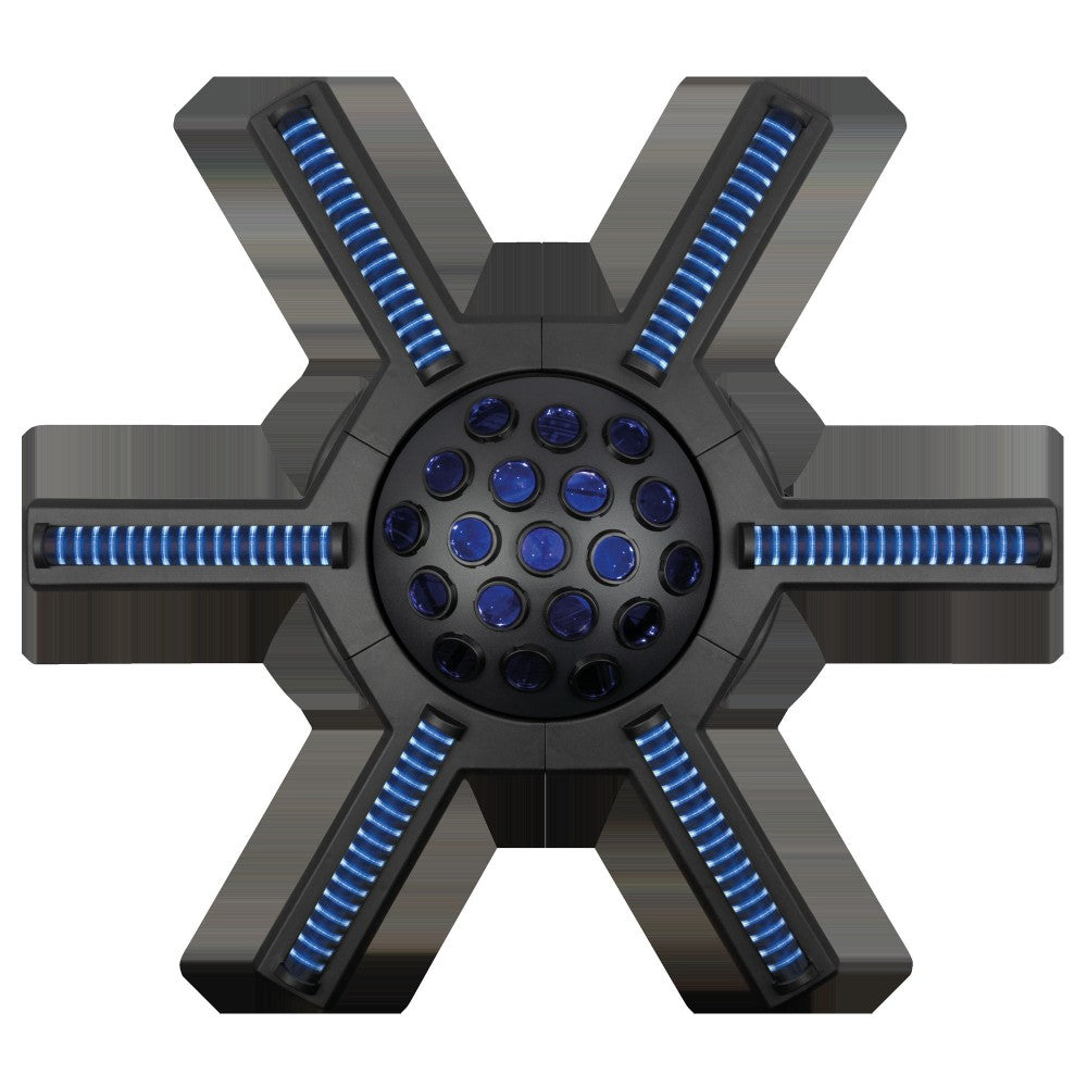 SHOWTEC Hurricane 320 Efecto moonflower RGBW con brazos giratorios