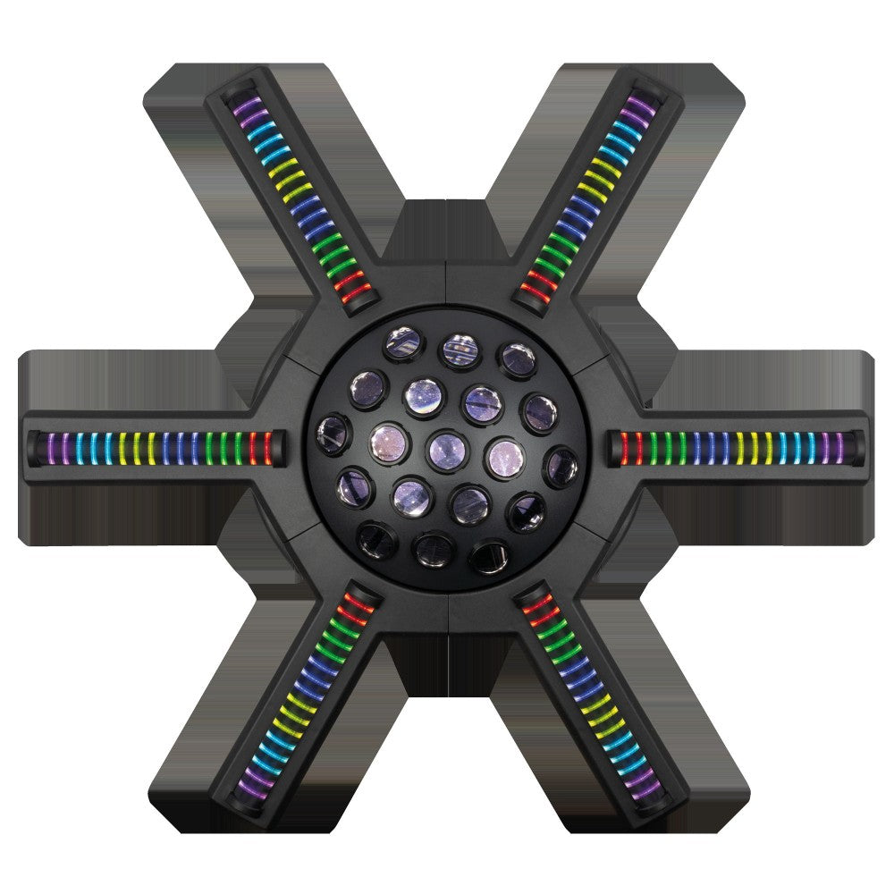 SHOWTEC Hurricane 320 Efecto moonflower RGBW con brazos giratorios