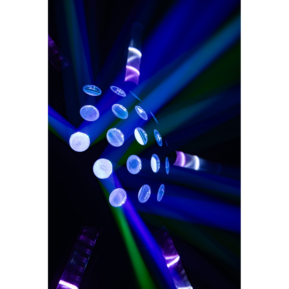 SHOWTEC Hurricane 320 Efecto moonflower RGBW con brazos giratorios