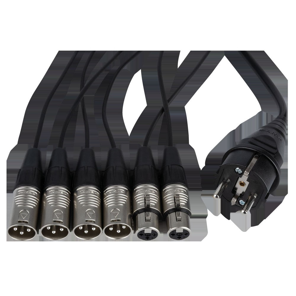 DAP CobraX 4.2 CombiSnake 5 M 5 m - 4 inputs/2 outputs + 16 A multicable power