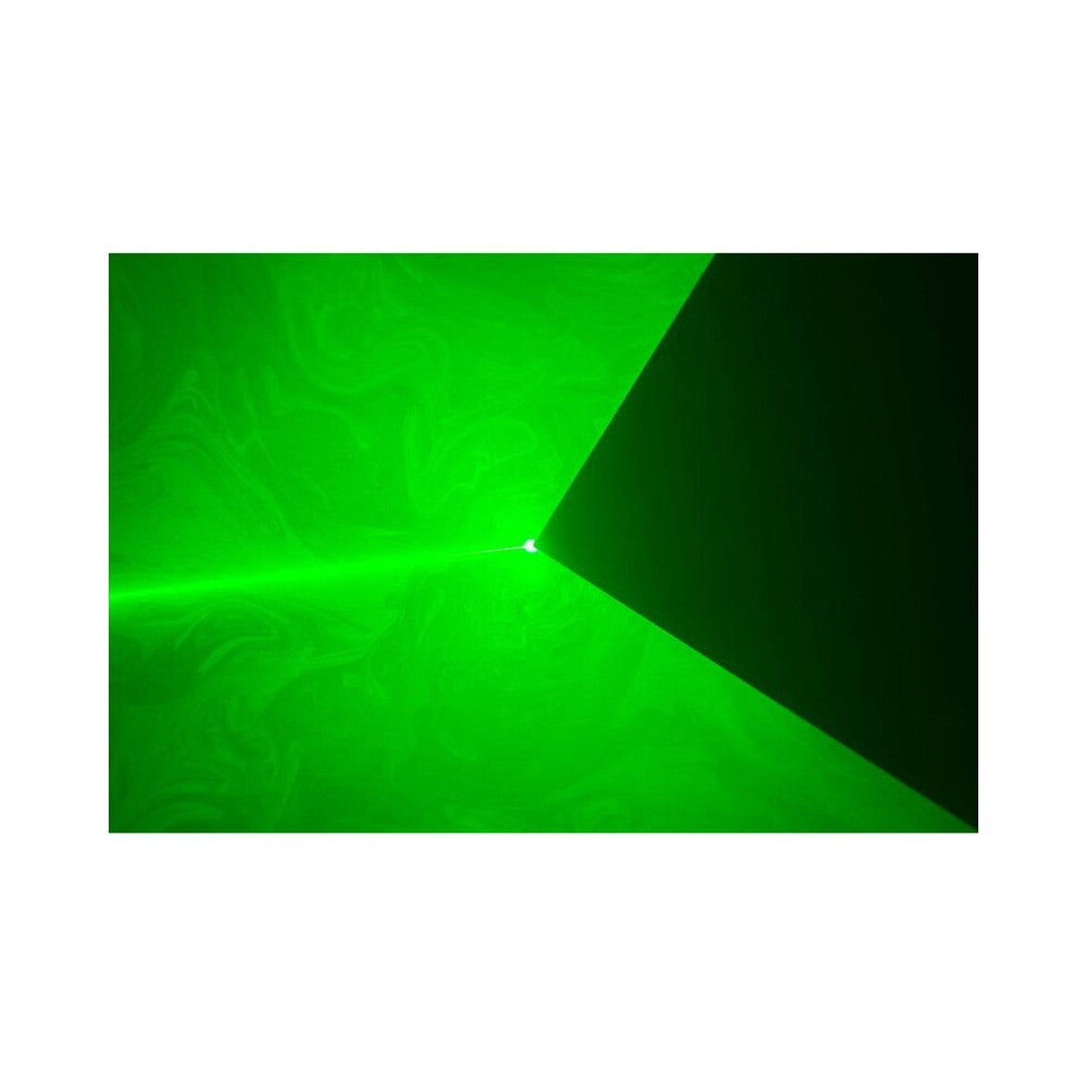 Sistema láser analógico RGB de 2500 mW de Laserworld con escáneres de 25 kpps, modos de control ILDA/DMX/sound-to-light, haz nítido de 5 mm / 1,2 mr.